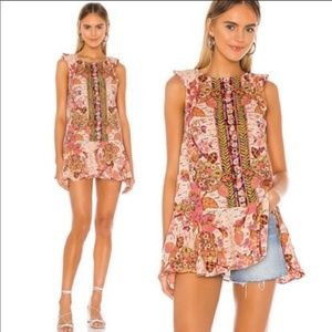 💖 Free People Summer in Tulum Mini Dress